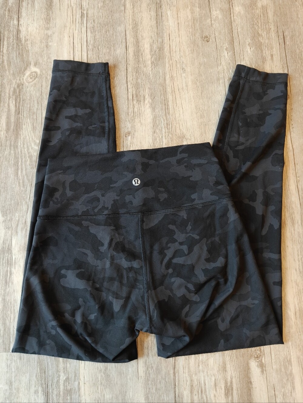 Lululemon Wunder Train High-Rise Tight 25" Incognito Camo Multi Grey Size 6 EUC